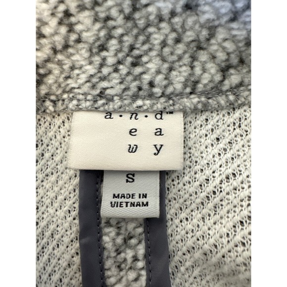 a new day Gray/White Open Cardigan with Pockets Small Pre-owned - Picture 3 of 9